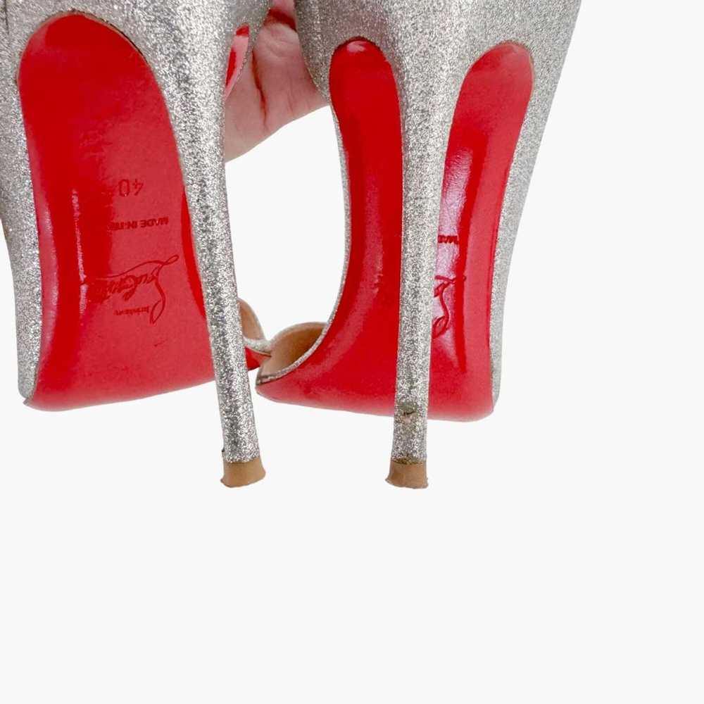 Christian Louboutin Glitter heels - image 10