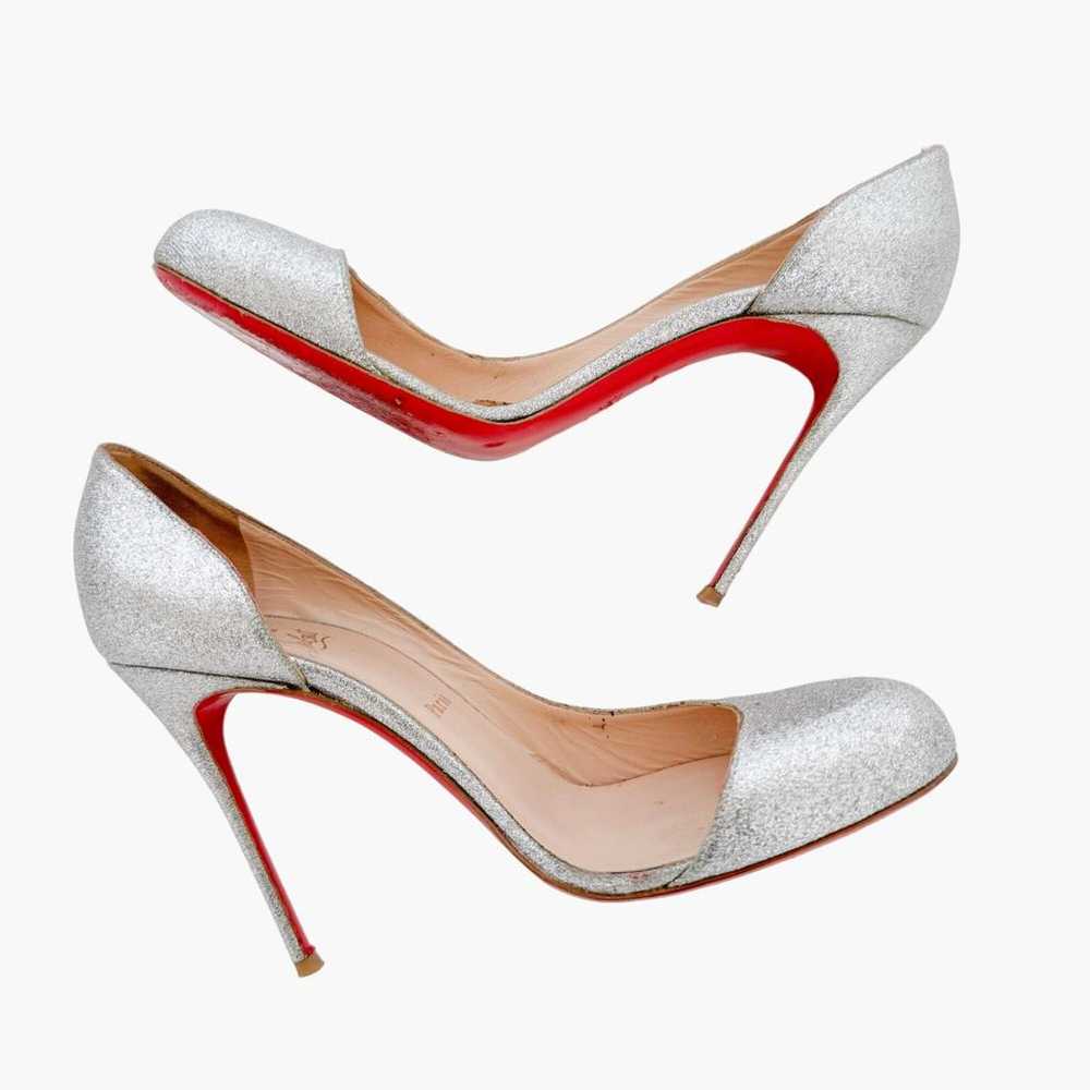 Christian Louboutin Glitter heels - image 8