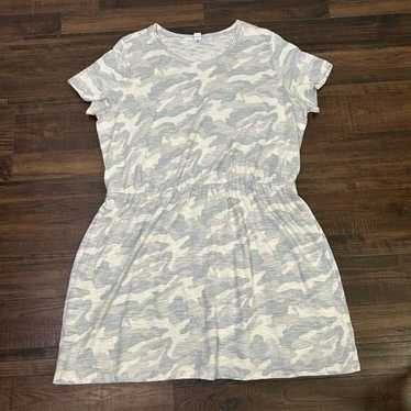 Old Navy Camouflage Fit Flare Short Sleeve Comfy … - image 1