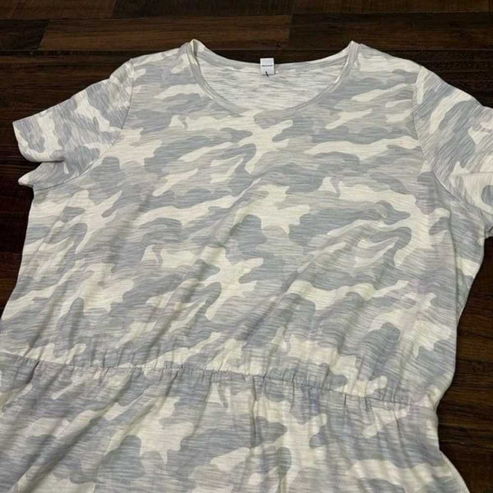 Old Navy Camouflage Fit Flare Short Sleeve Comfy … - image 2