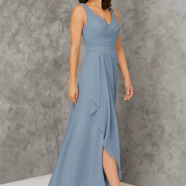 Azazie Dusty Blue Bridesmaid Dress - image 1