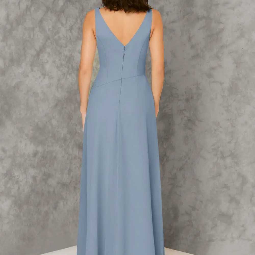 Azazie Dusty Blue Bridesmaid Dress - image 2