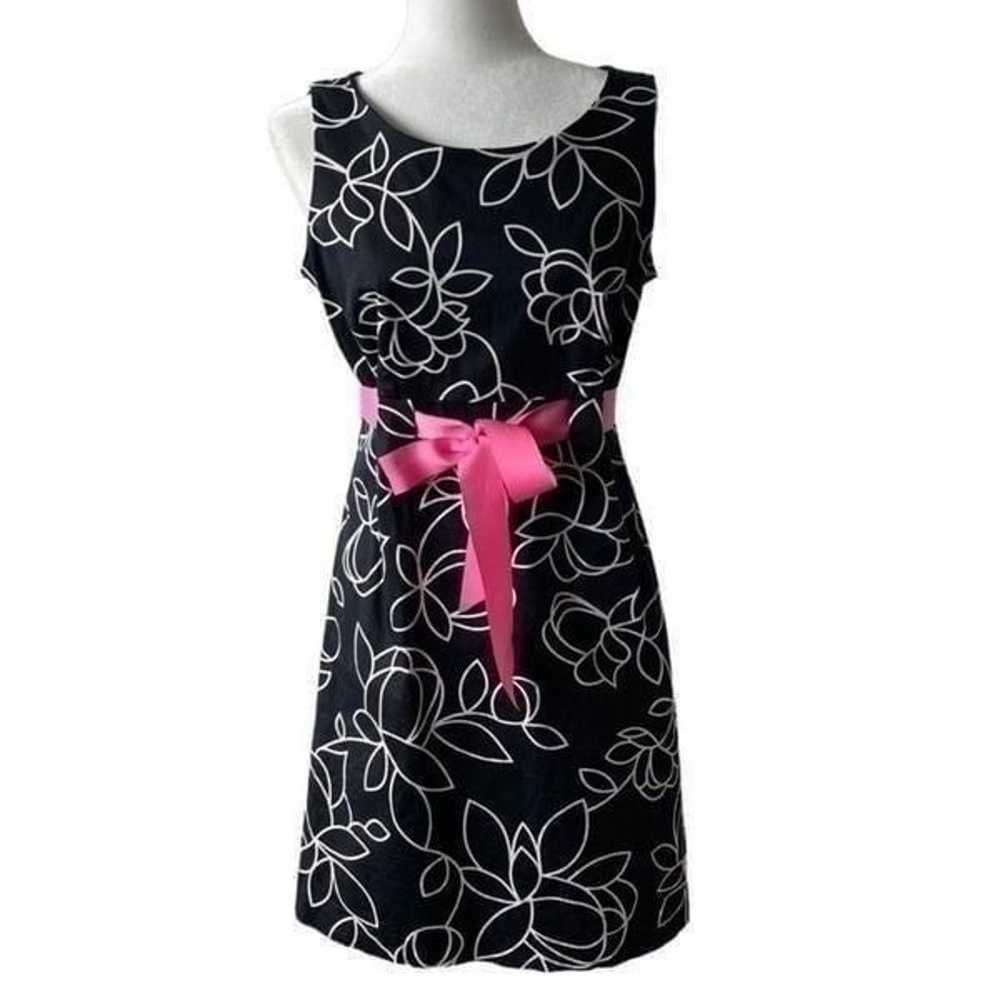 Madison Leigh Sleeveless Dress Barbiecore Black W… - image 11