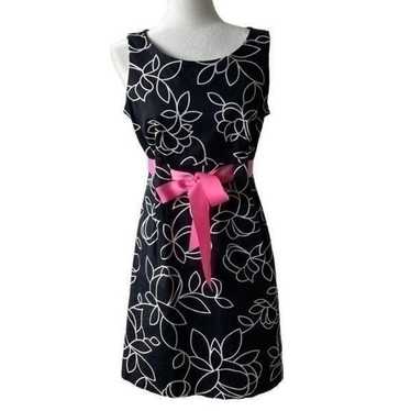 Madison Leigh Sleeveless Dress Barbiecore Black W… - image 1