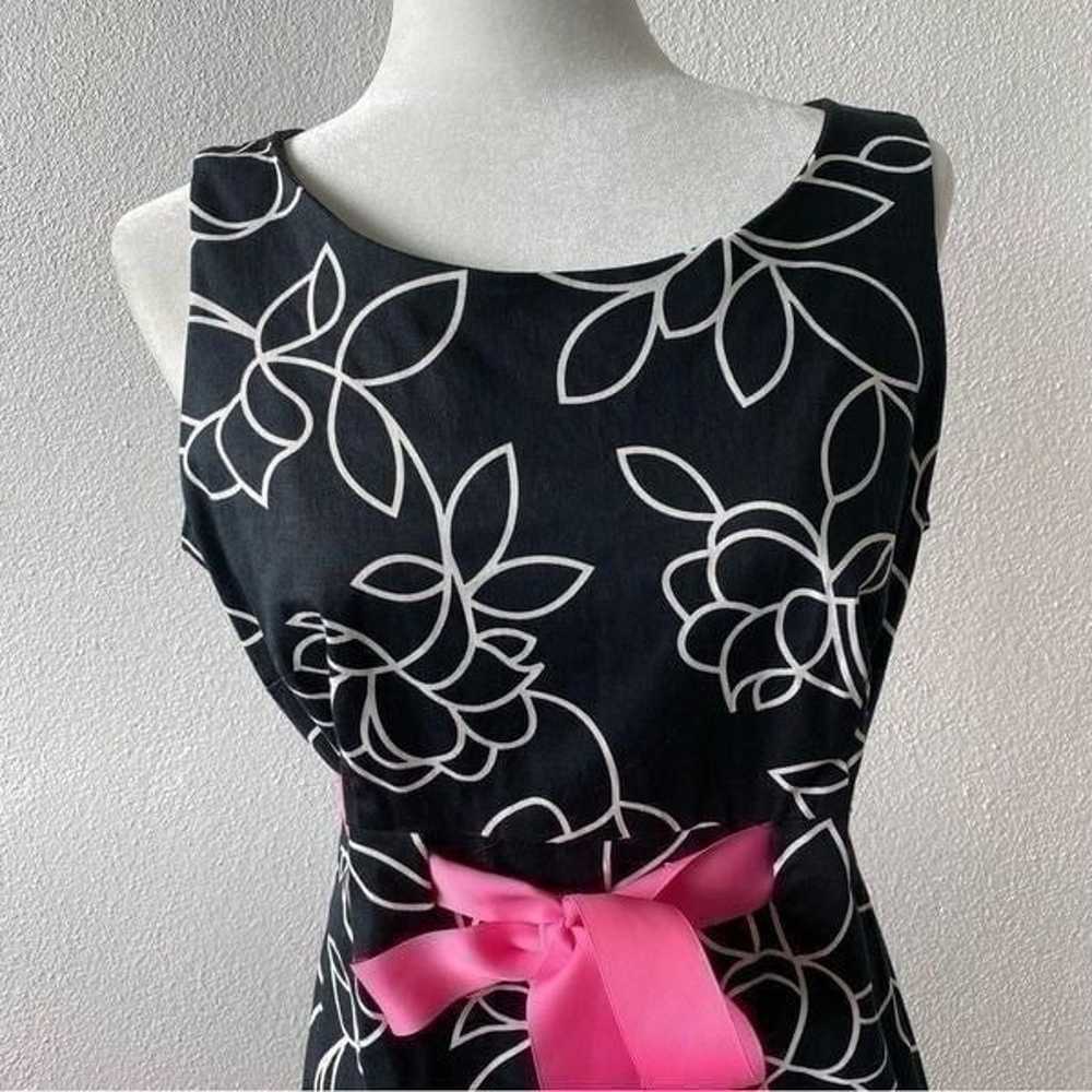 Madison Leigh Sleeveless Dress Barbiecore Black W… - image 3