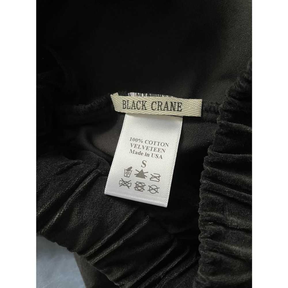 Black Crane Straight pants - image 2