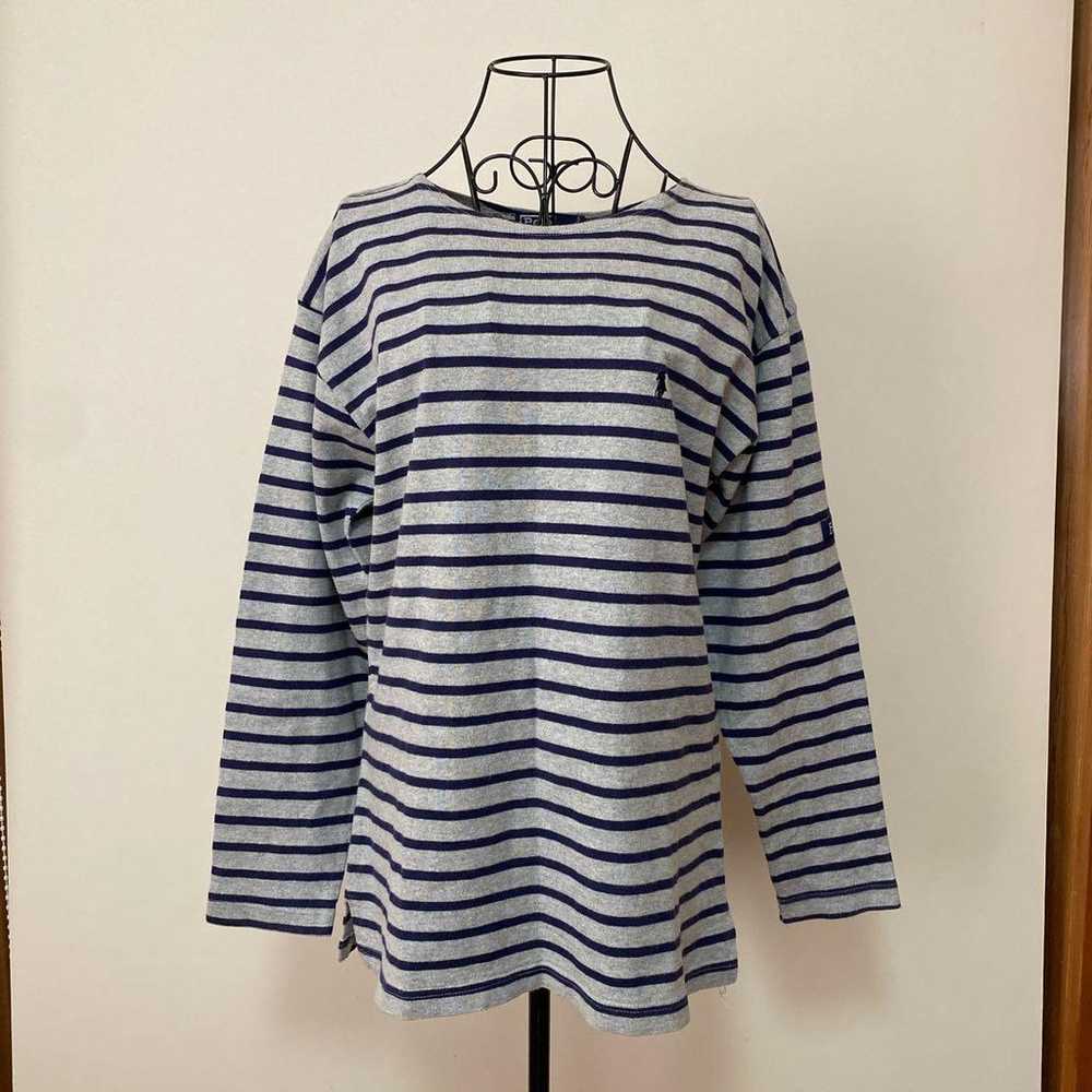 Polo Ralph Lauren striped cut-and-sew top, simple… - image 2