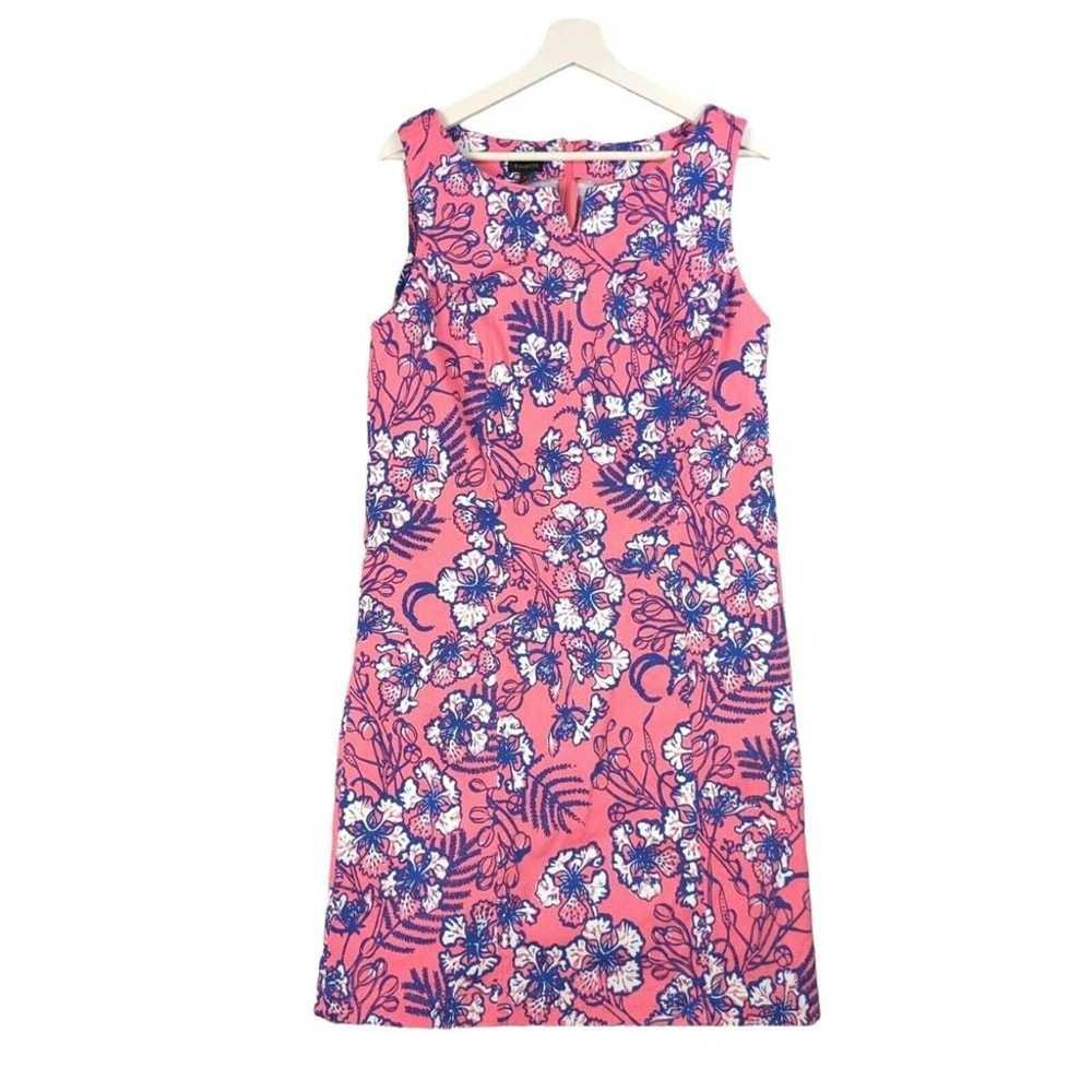 TALBOTS Floral Sleeveless Dress Women SZ 12 Shift… - image 1