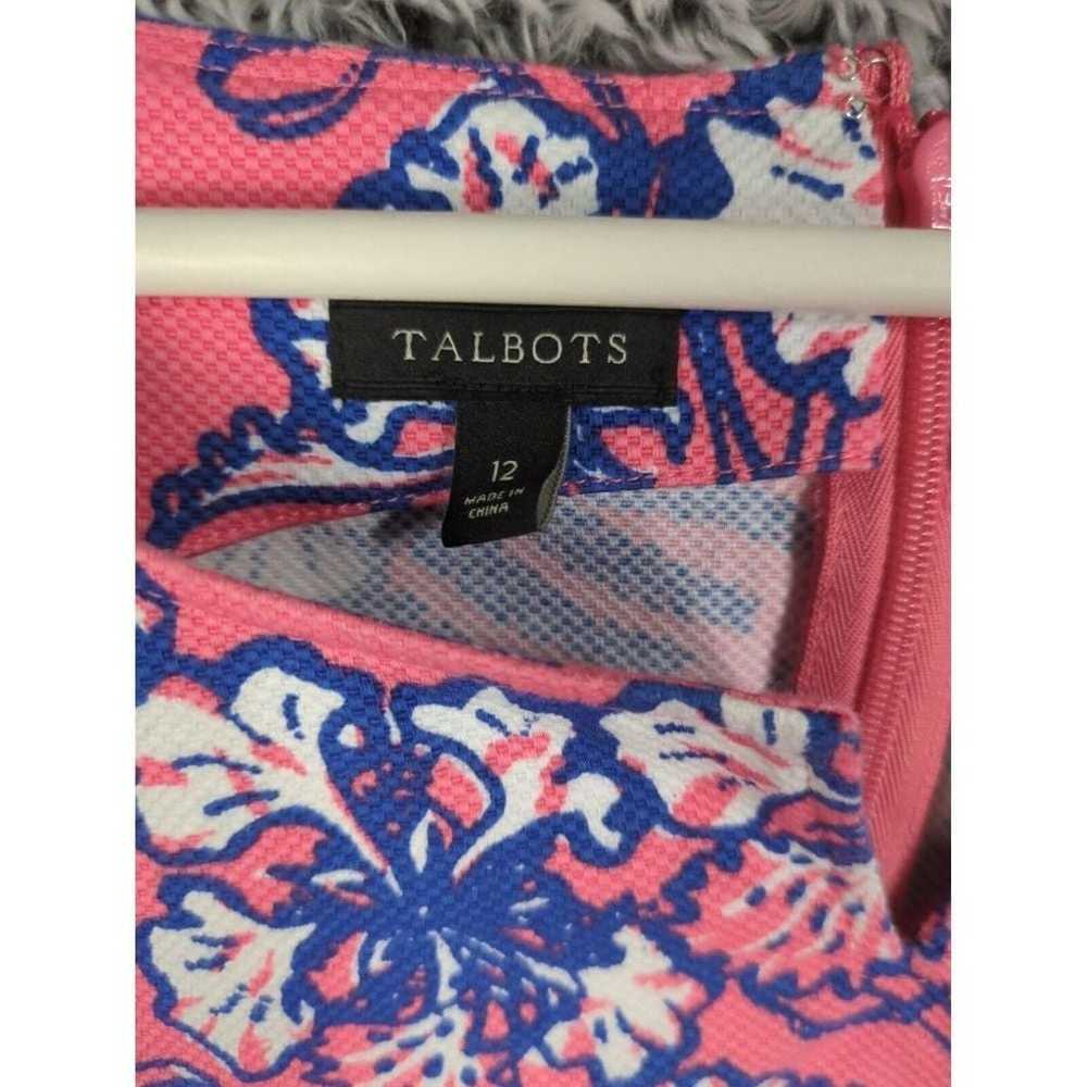 TALBOTS Floral Sleeveless Dress Women SZ 12 Shift… - image 3