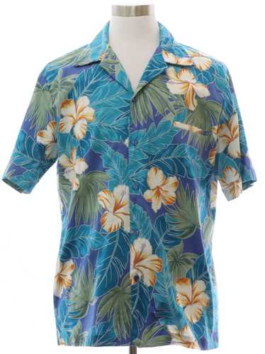 1980's Hilo Hattie Mens Hawaiian Shirt