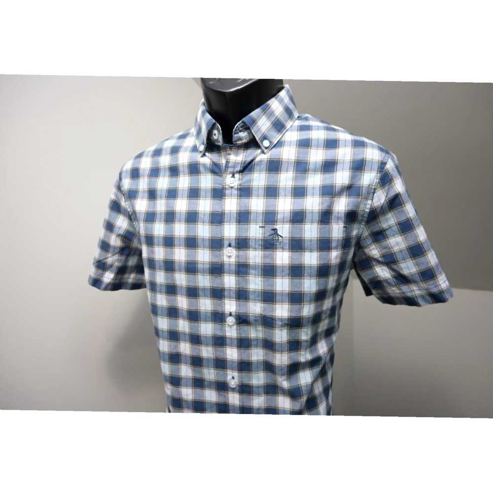 Vintage Classic Fit Plaid Button Up Dress Shirt f… - image 3