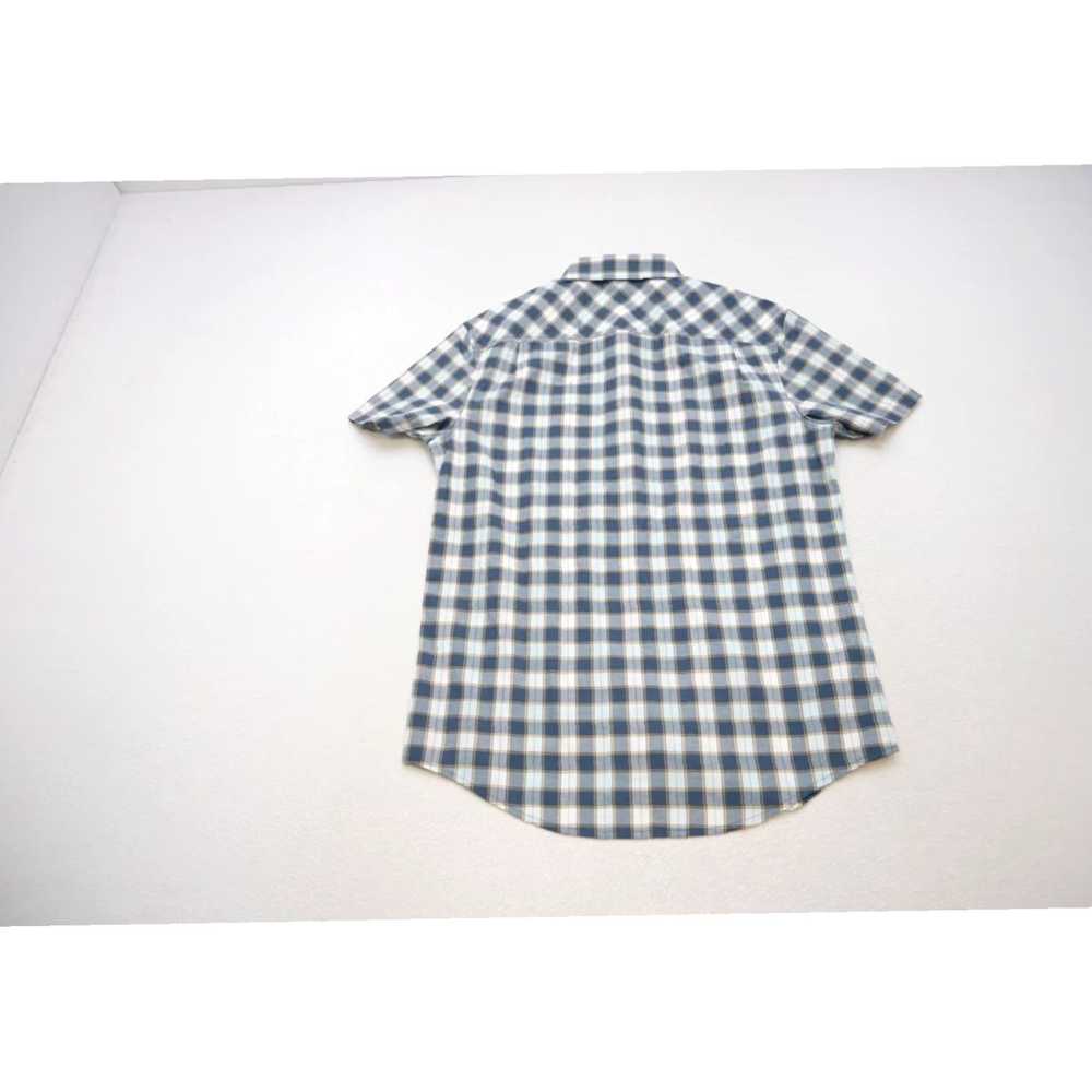 Vintage Classic Fit Plaid Button Up Dress Shirt f… - image 7