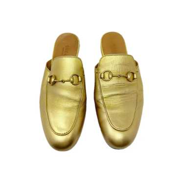 Gucci Princetown leather flats