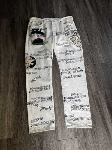 DENIM TEARS Denim Tears Stussy Jeans White Denim