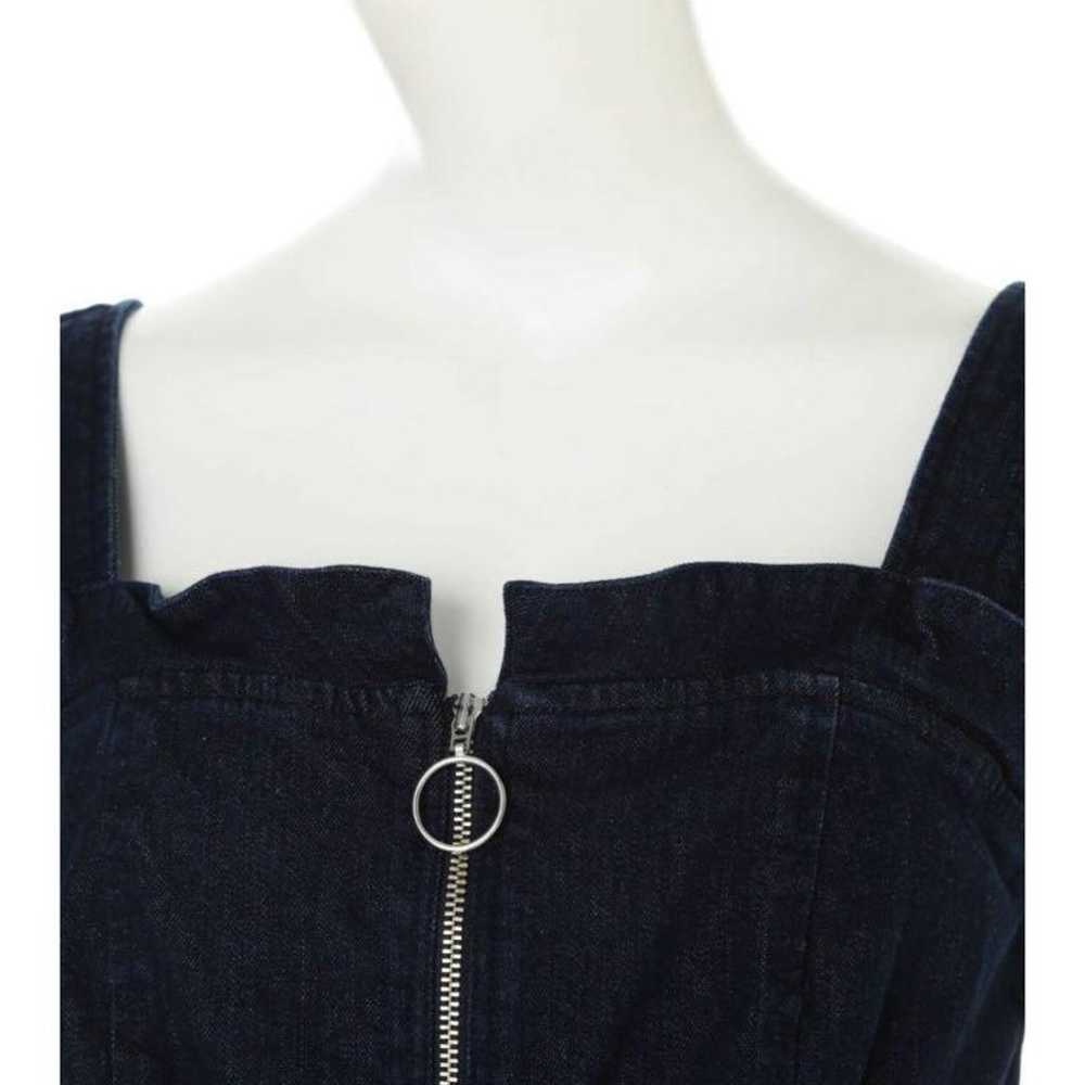 JILLSTUART Denim Jumper Skirt Navy M - image 5