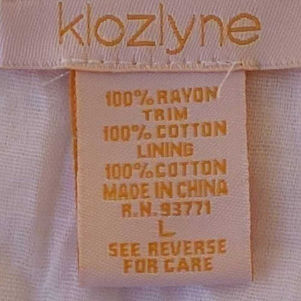 Klozlyne Womens Boho White Cotton Lined Summer Dr… - image 5