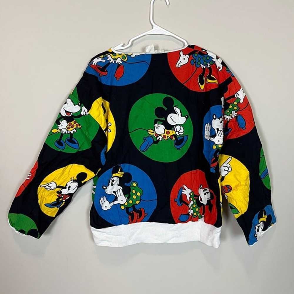 Vintage Disney Mickey & Minnie Reversible Sweatsh… - image 2