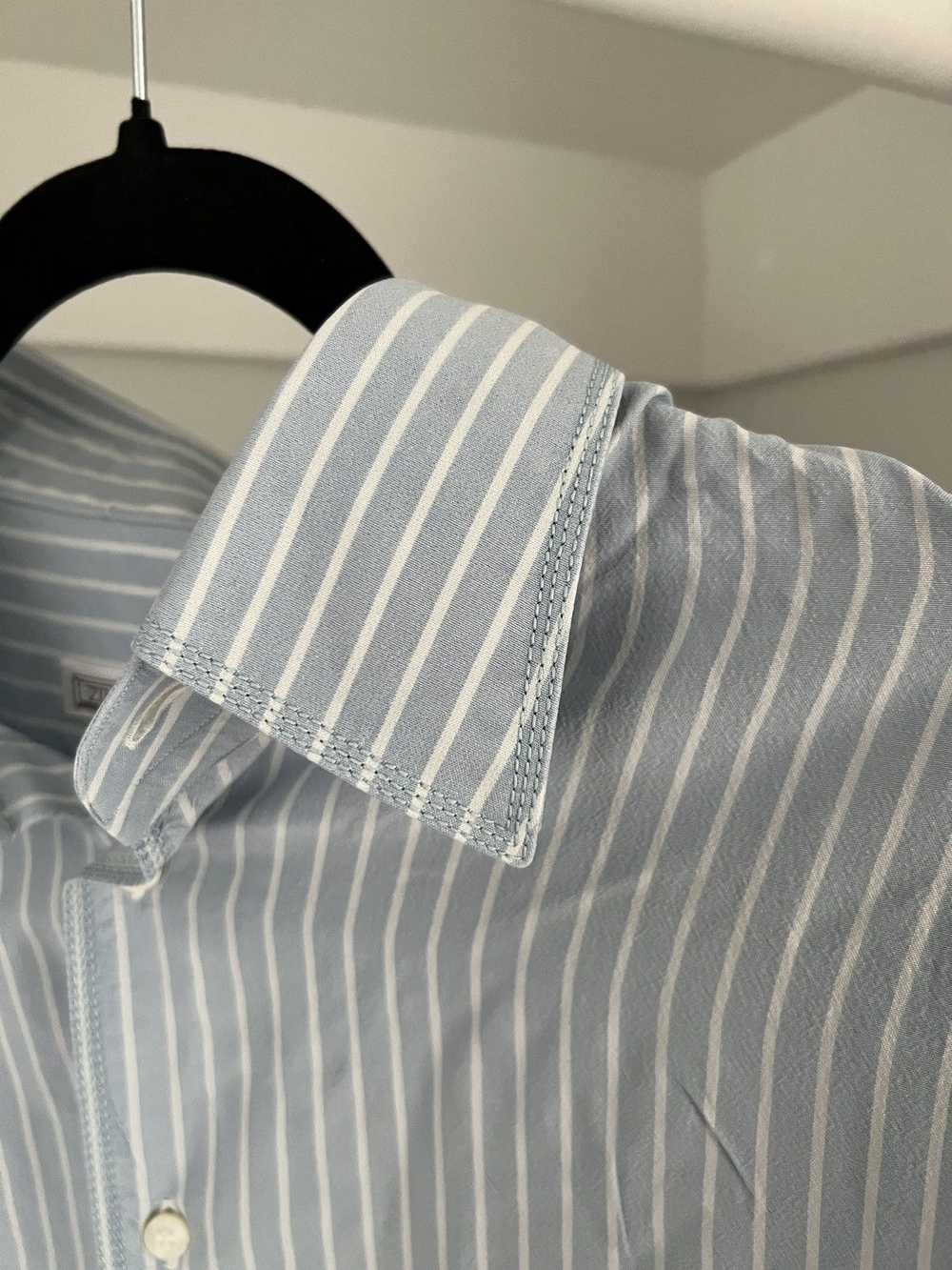 Luxury × Zilli 🏝️ Zilli Silk Striped Shirt - image 4