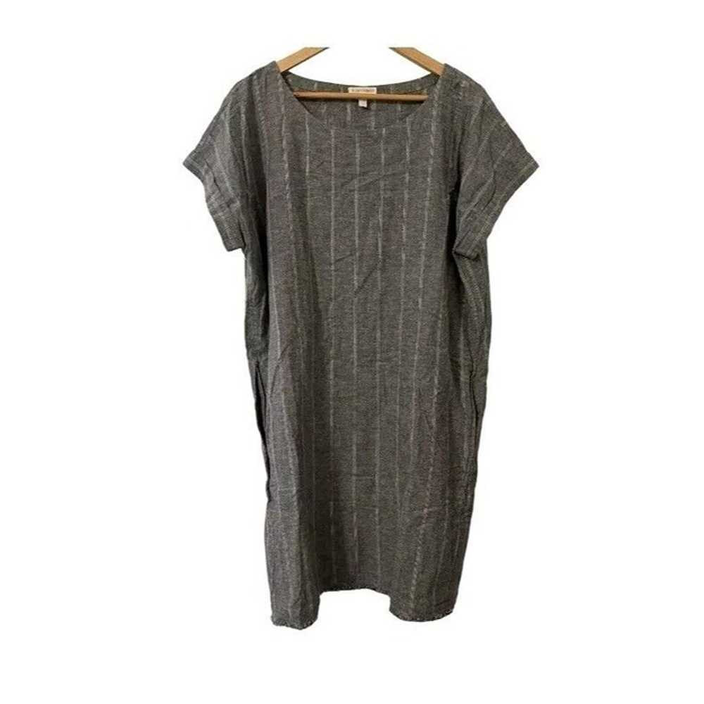 Eileen Fisher Hemp Organic Cotton Tunic Dress Siz… - image 1