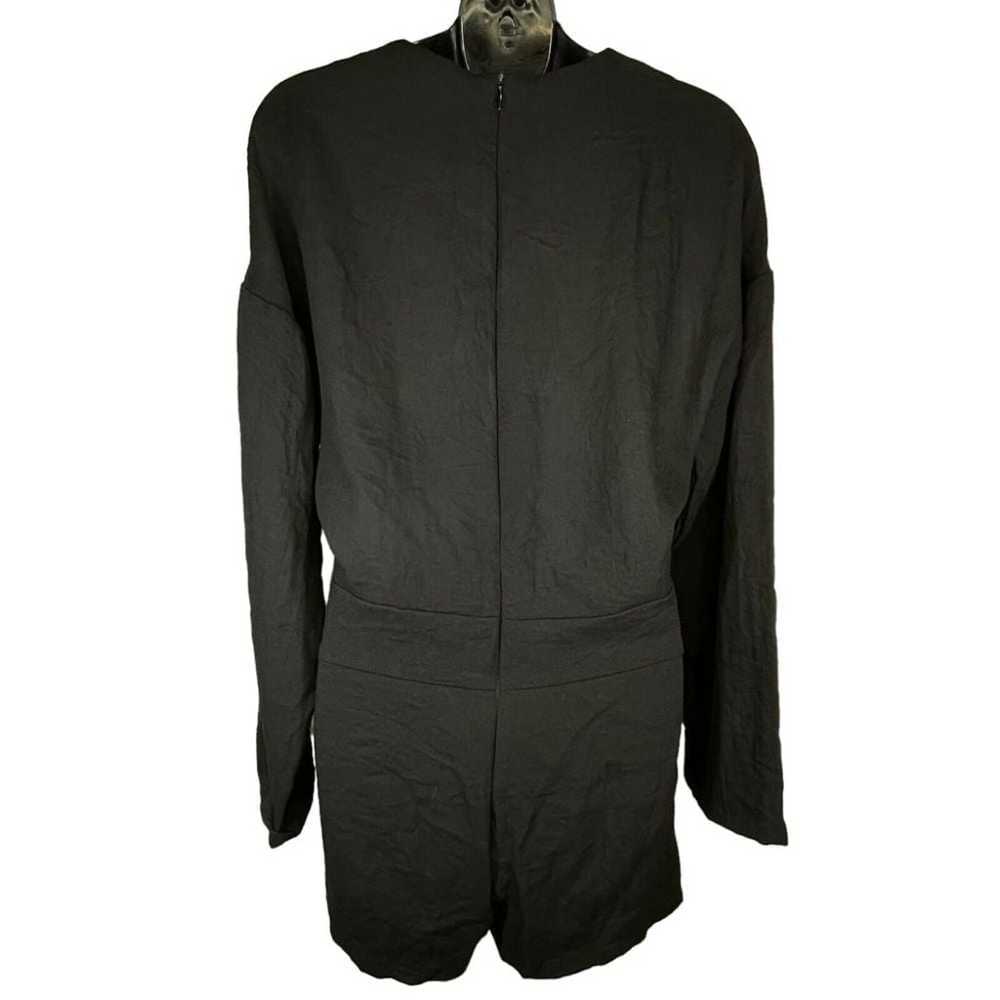 PFEIFFER Linen Black Short Jumpsuit Romper Long S… - image 7