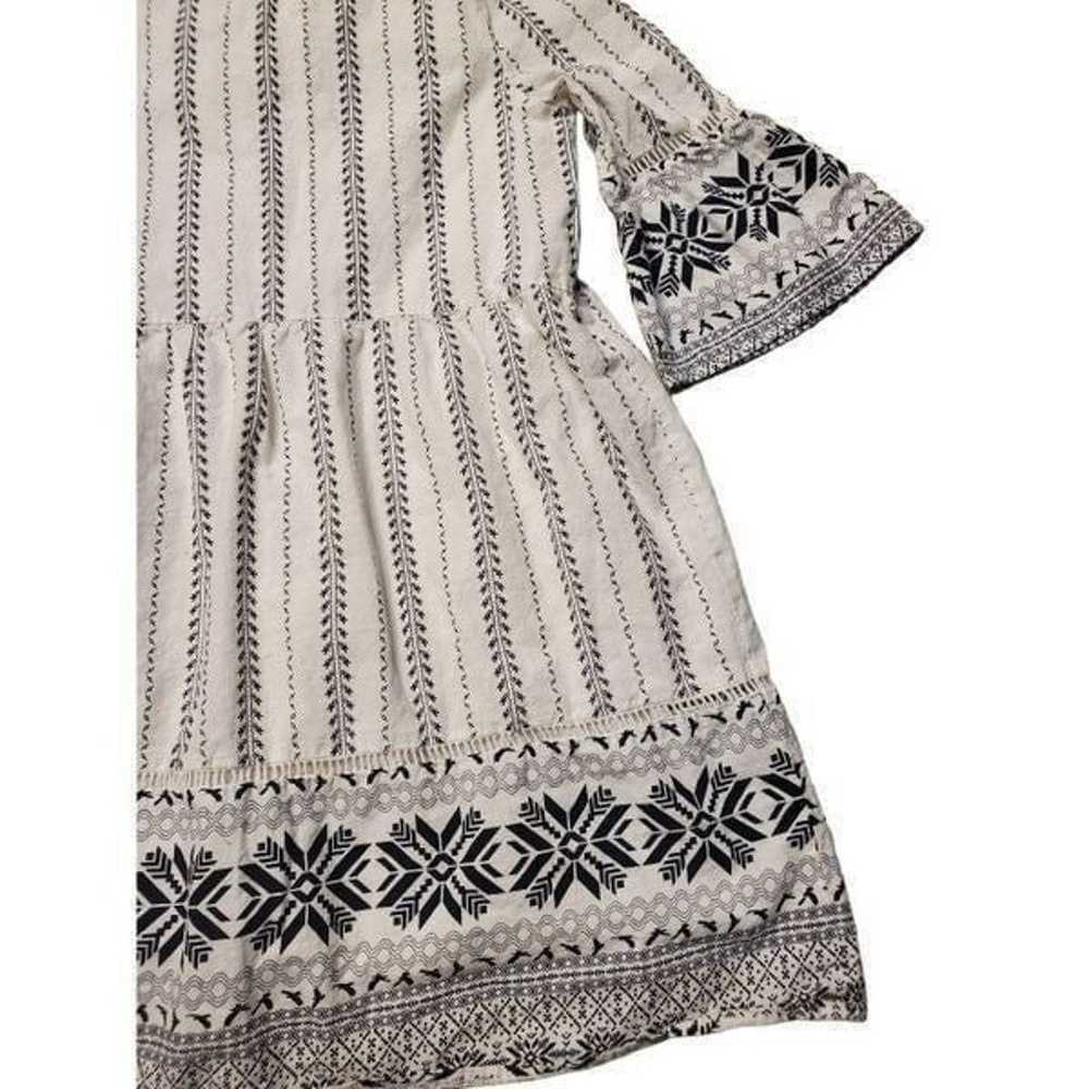 Elf Sack Multi Media Tassel Half Sleeve Mini Dres… - image 3