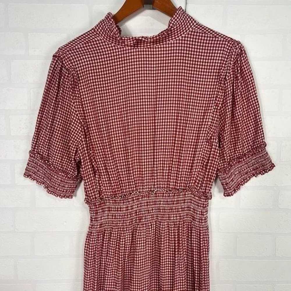 Max Studio Womens Maxi Dress Size XL Red Gingham … - image 10