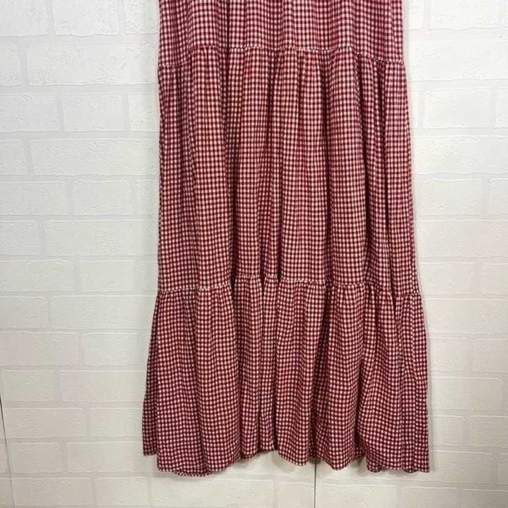 Max Studio Womens Maxi Dress Size XL Red Gingham … - image 4