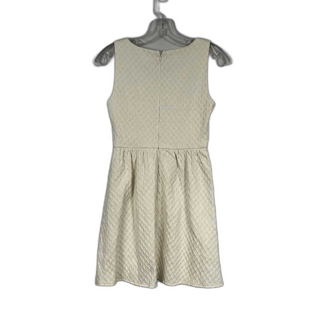 Francesca’s Cream Beaded Sleeveless Cocktail Tea … - image 3