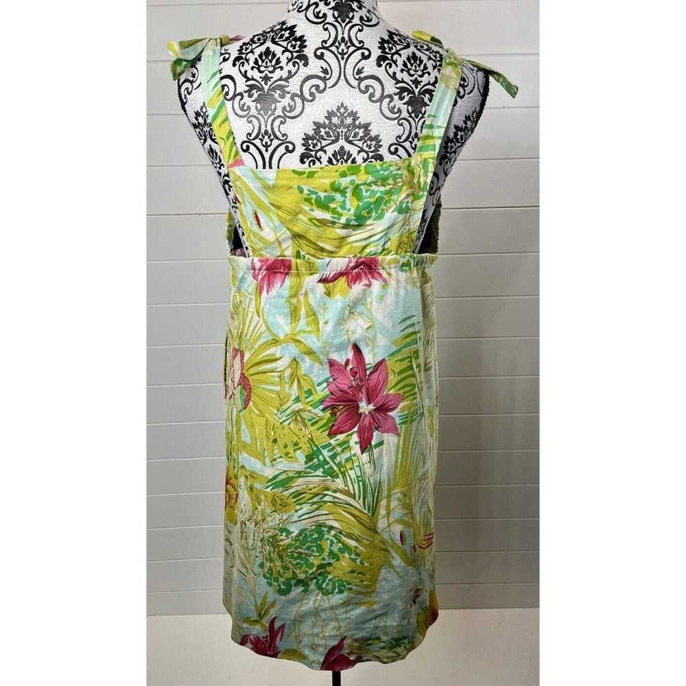 TS Dixin Floral Sundress Cotton Tropical Resort W… - image 6