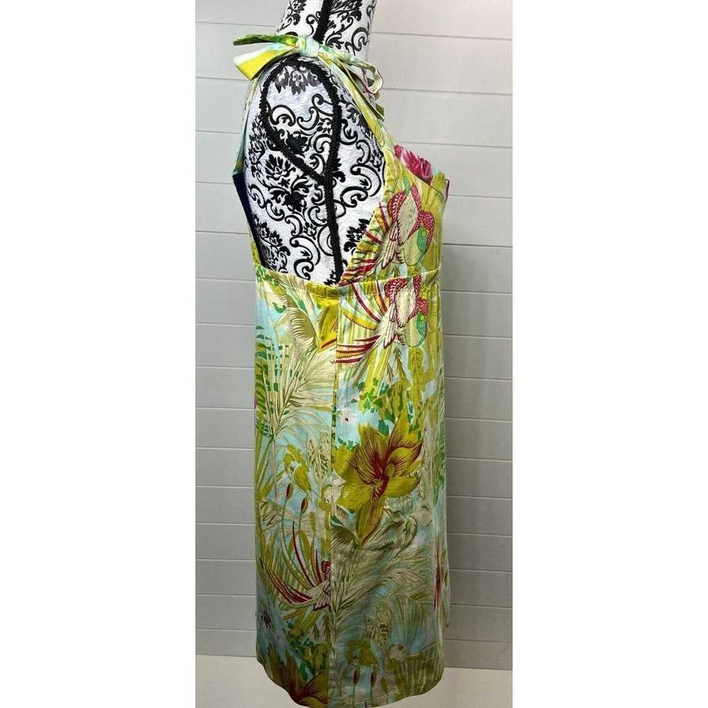 TS Dixin Floral Sundress Cotton Tropical Resort W… - image 7