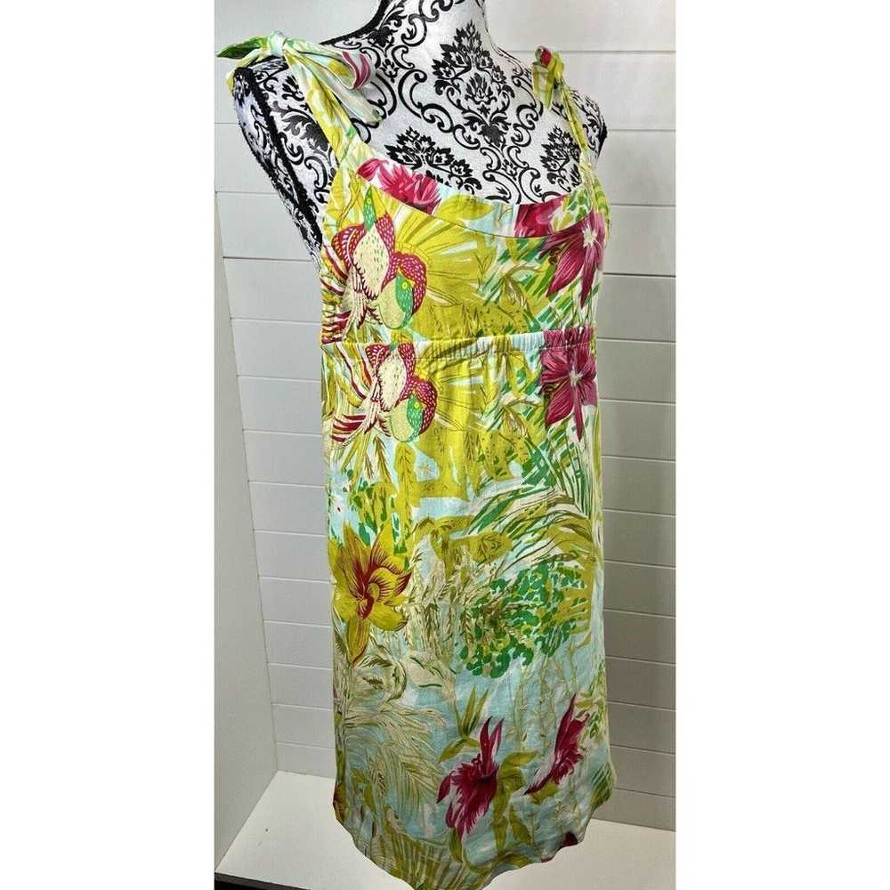 TS Dixin Floral Sundress Cotton Tropical Resort W… - image 8