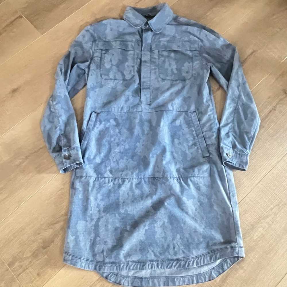 Title Nine Shirt Dress Women M Blue Wren Miku Uti… - image 2