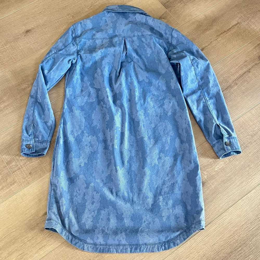 Title Nine Shirt Dress Women M Blue Wren Miku Uti… - image 4