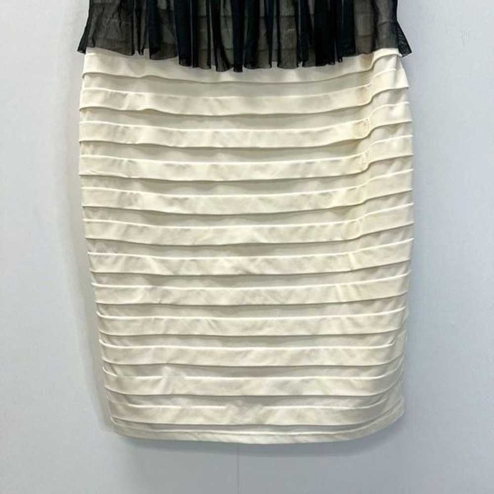 Jax Black White Sleeveless Sheath Dress Chiffon B… - image 3