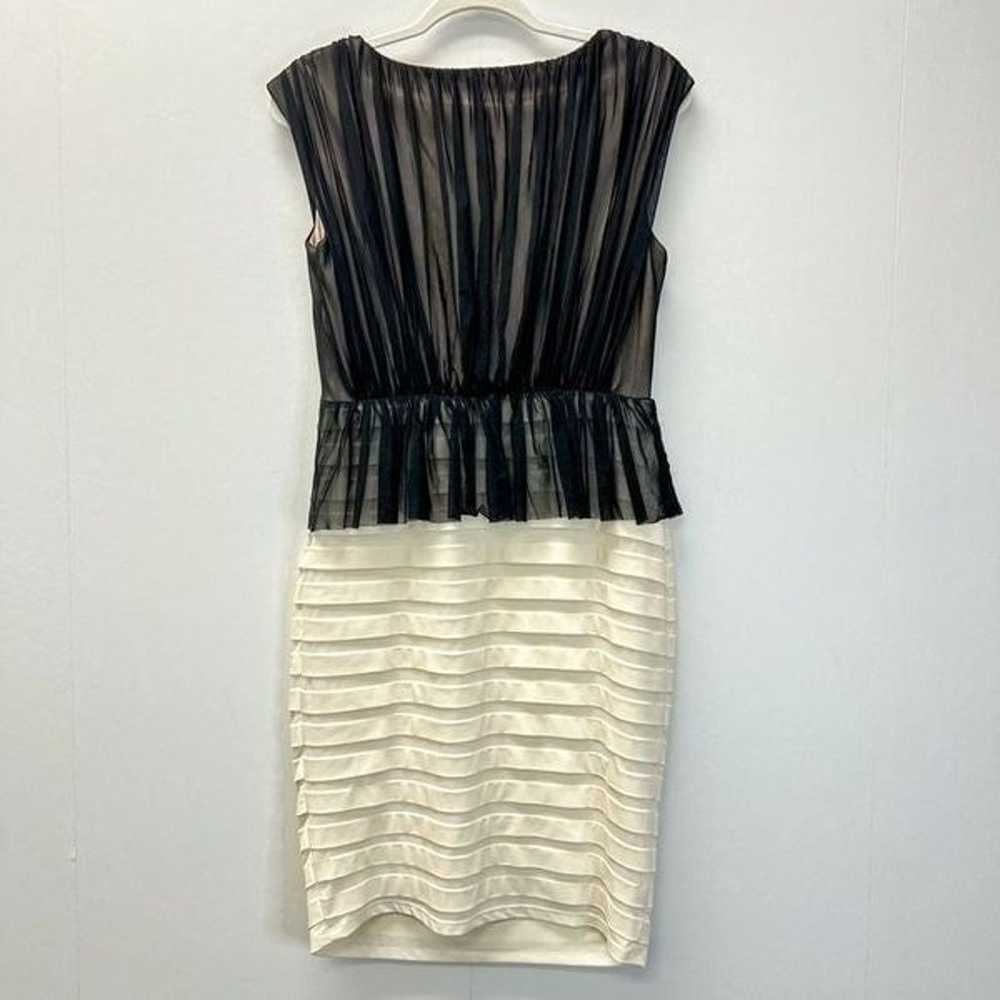 Jax Black White Sleeveless Sheath Dress Chiffon B… - image 5