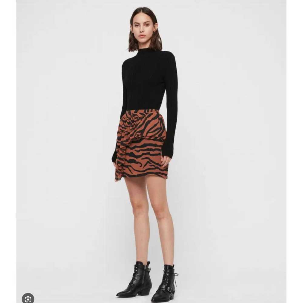 All Saints Silk mini skirt - image 2