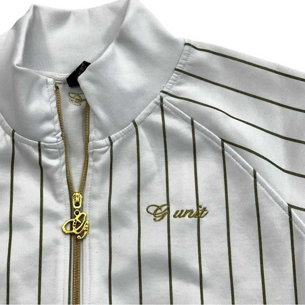 G-Unit Vintage Women’s Full Zip Pin Stripe Jersey… - image 2