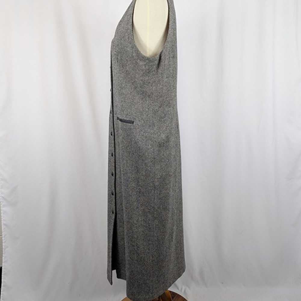 Talbots Vintage Maxi Dress Jumper 100% Wool Sleev… - image 2