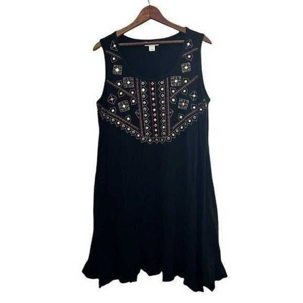 Style & Co 100% Cotton Sleeveless Dress - image 1