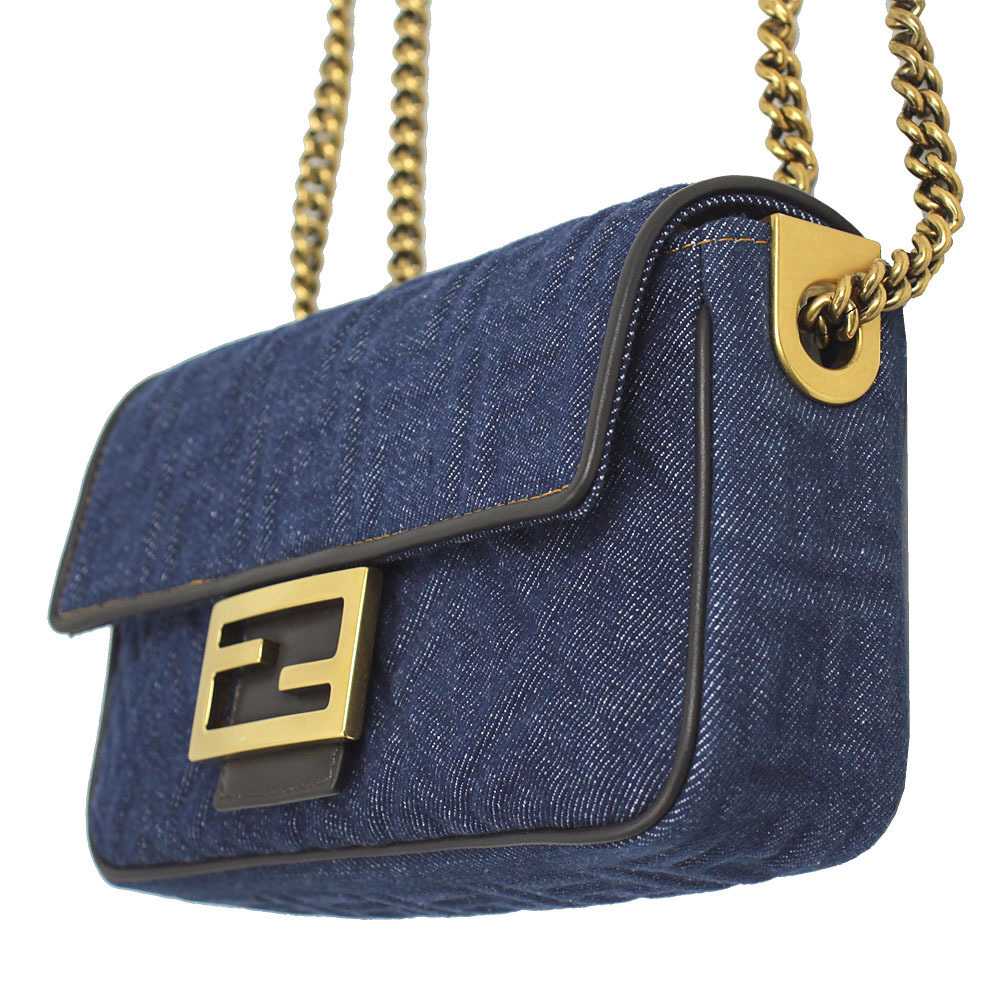 FENDI FENDI Chain Shoulder Bag Baguette Chain Mid… - image 3