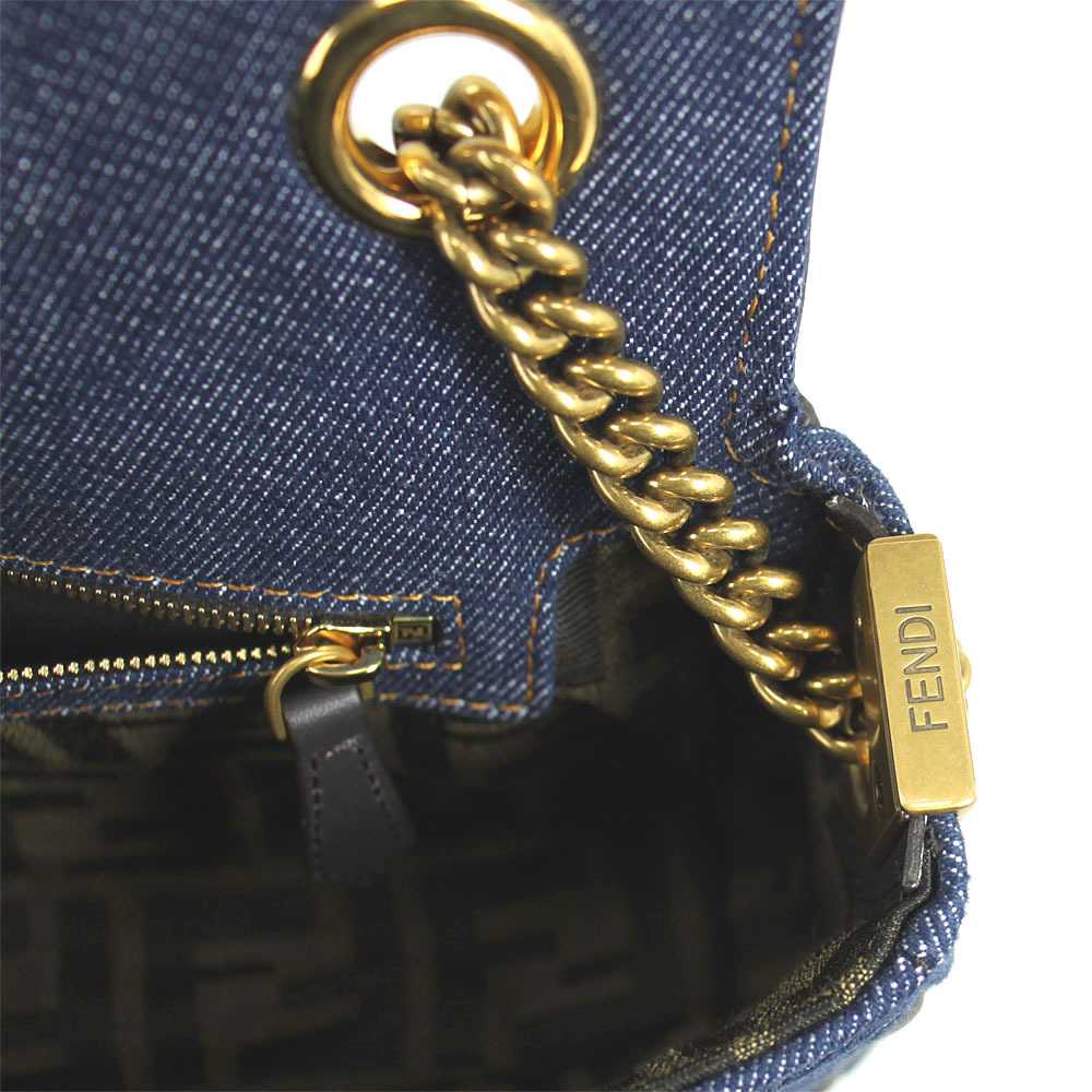 FENDI FENDI Chain Shoulder Bag Baguette Chain Mid… - image 6