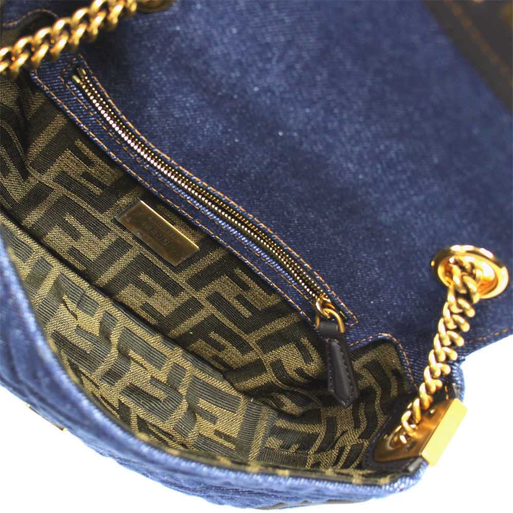 FENDI FENDI Chain Shoulder Bag Baguette Chain Mid… - image 7