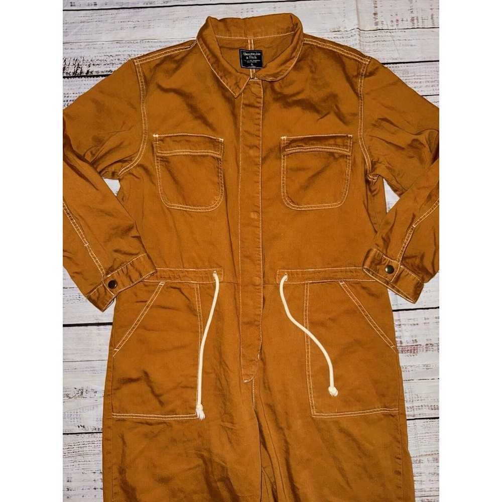 Abercrombie Utility Jumpsuit Sz XL Coveralls Hone… - image 2