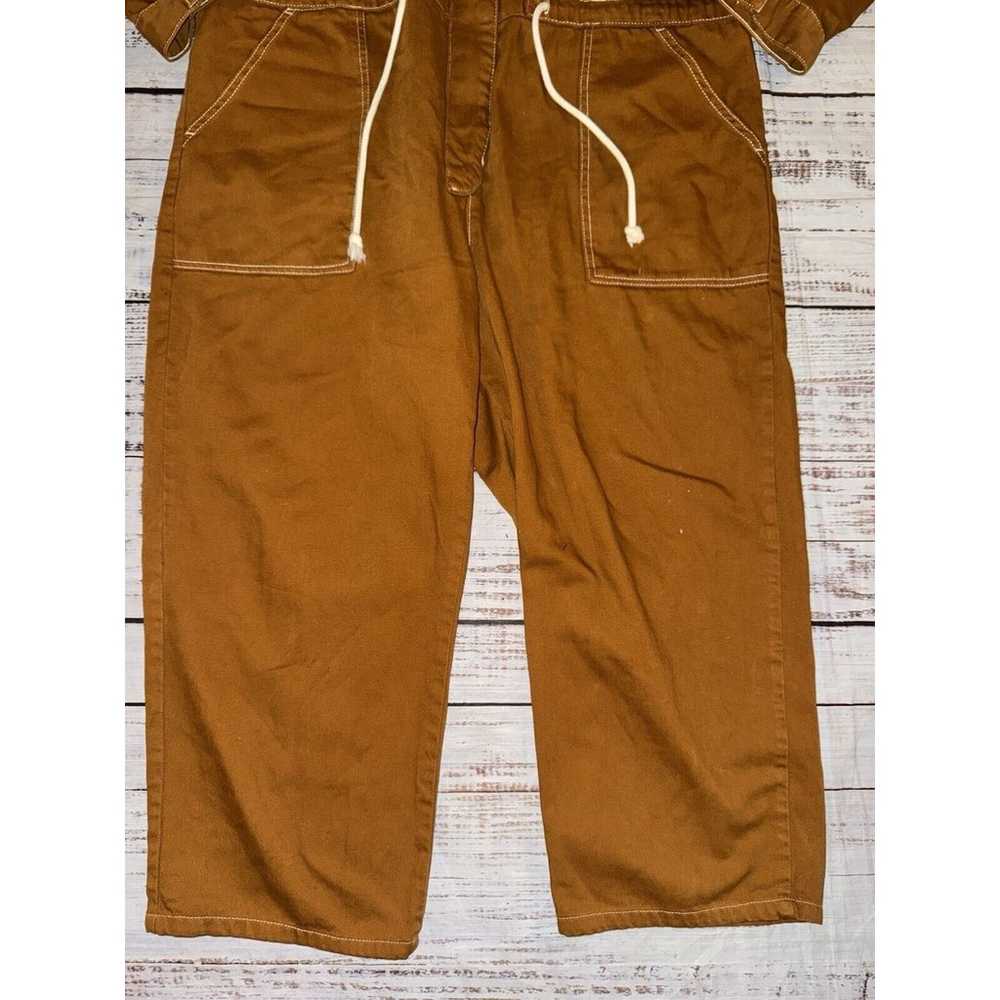 Abercrombie Utility Jumpsuit Sz XL Coveralls Hone… - image 3