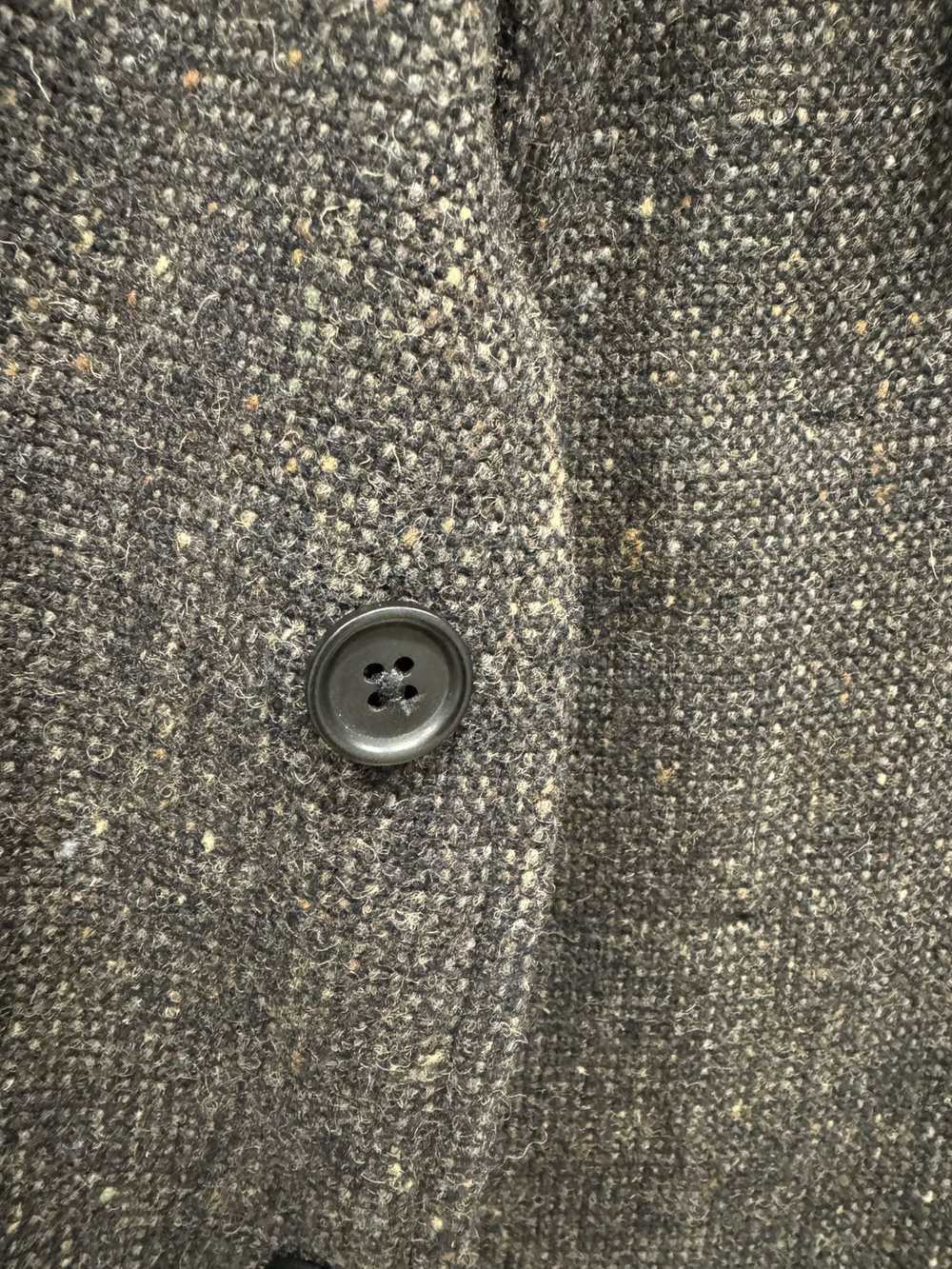 Evan Kinori Covered Placket Coat - Irish Tweed - image 7