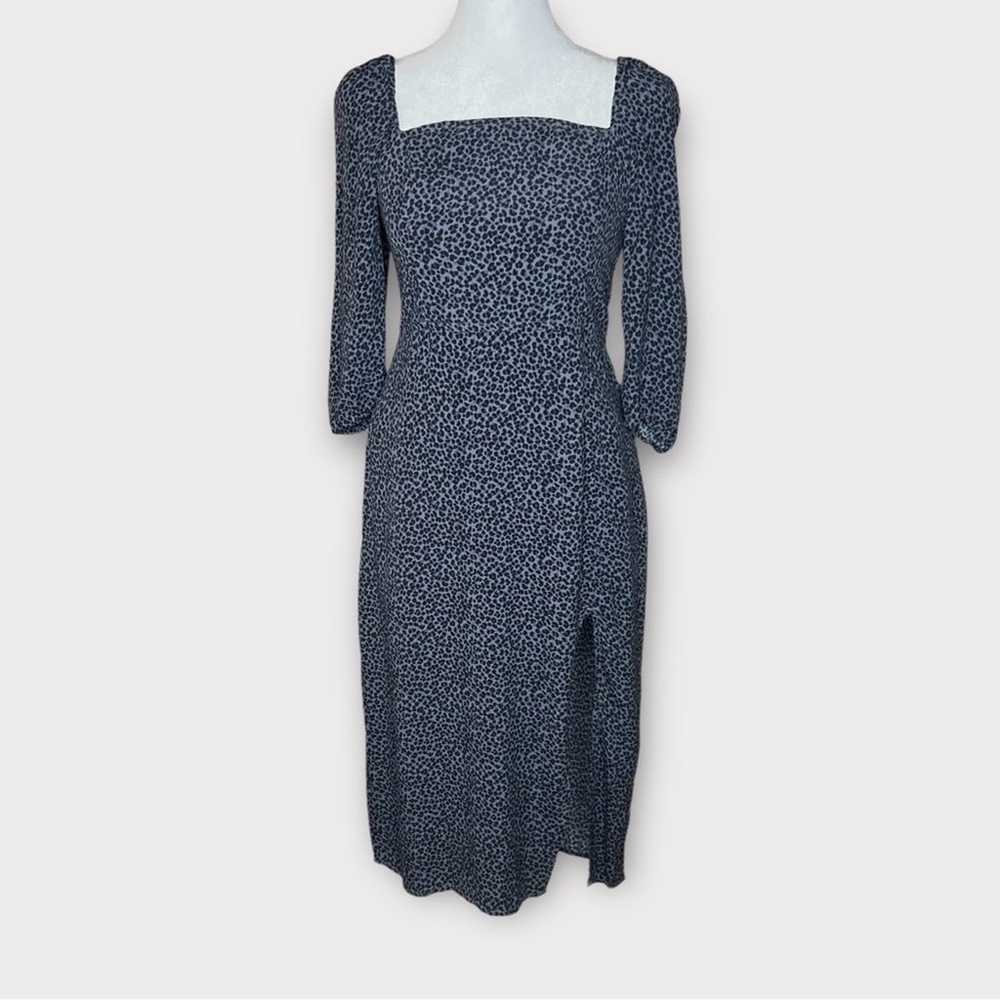 Abercrombie & Fitch Midi Dress Size S Animal Prin… - image 2