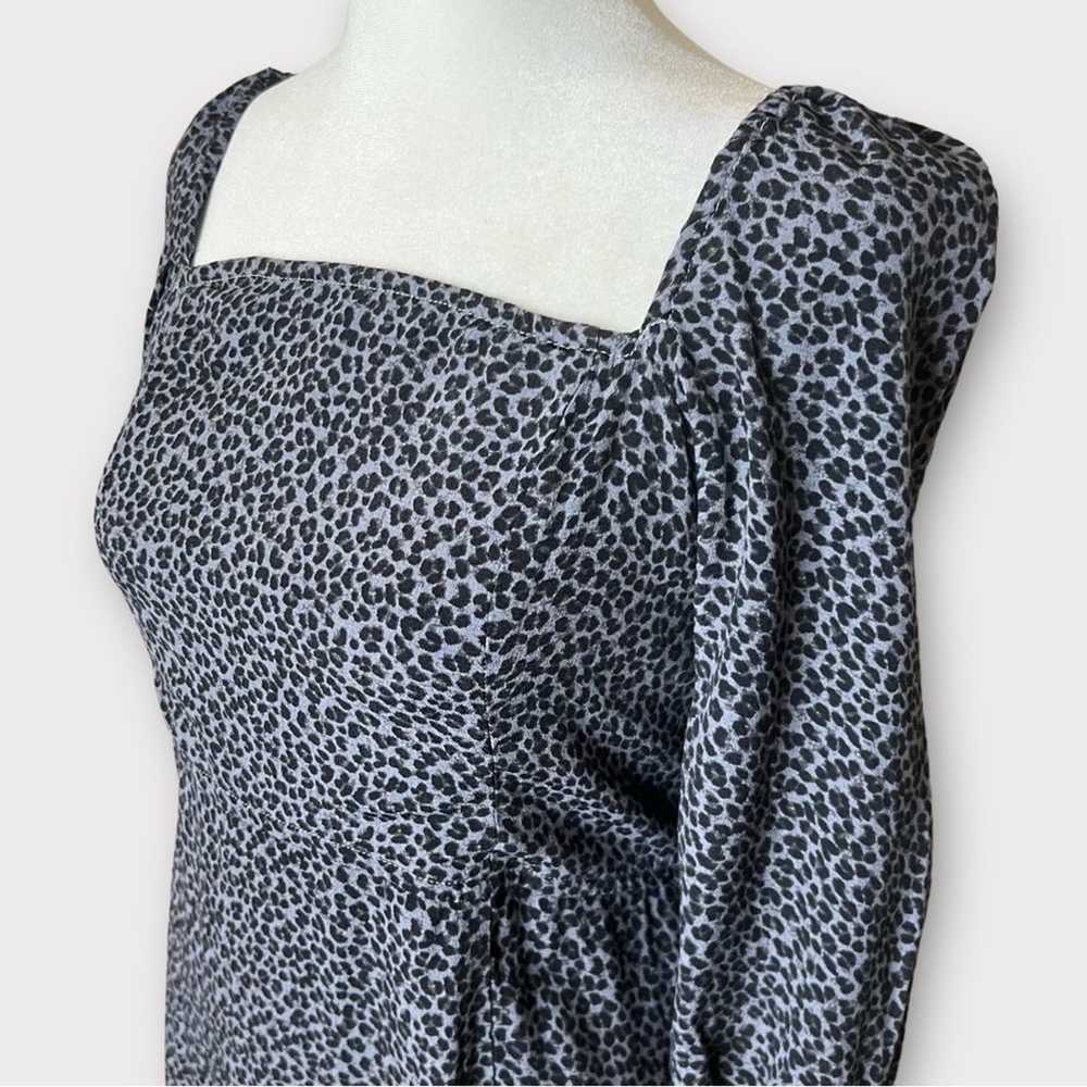 Abercrombie & Fitch Midi Dress Size S Animal Prin… - image 3