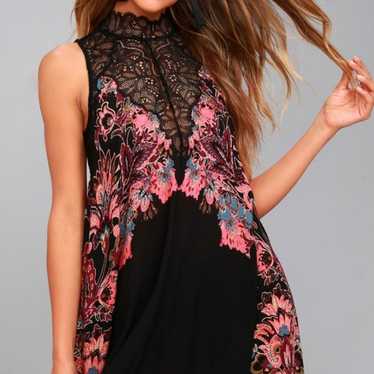 Free People Marsha printed slip dress