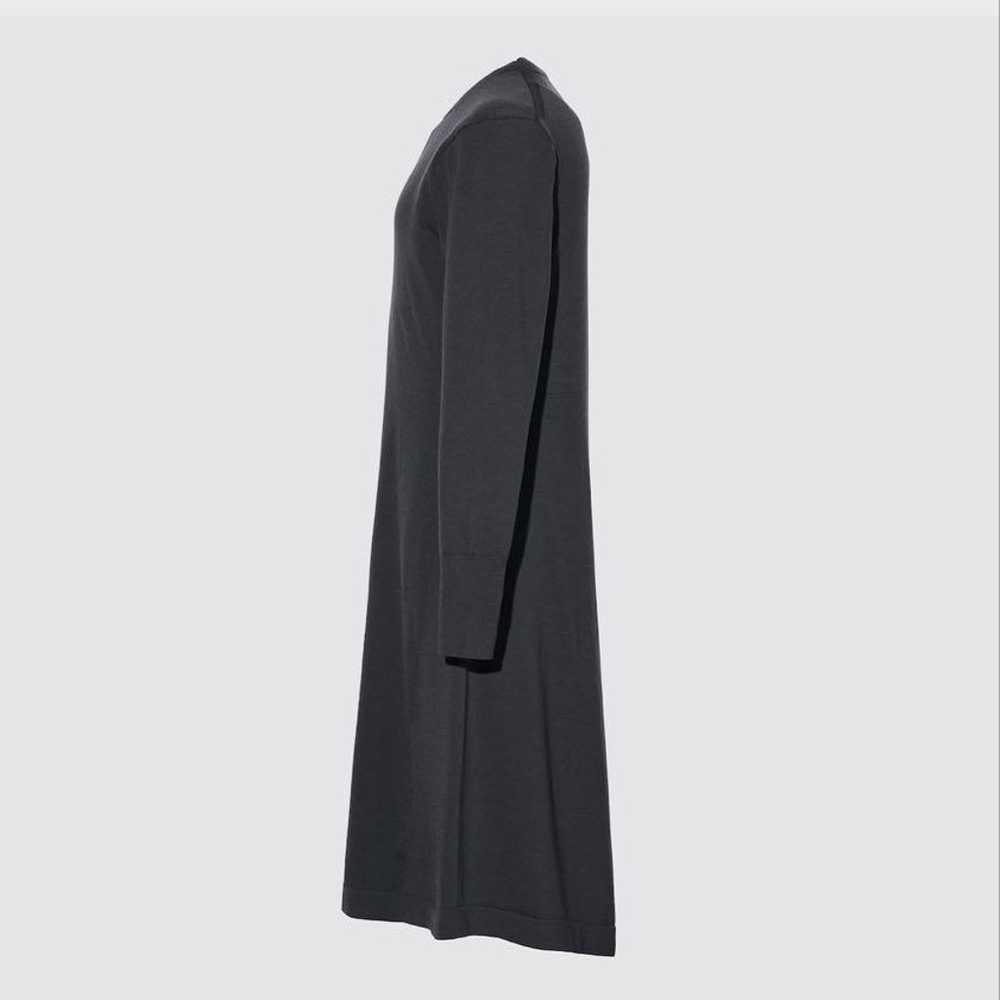 Uniqlo +J Extra Fine Merino Blend Long Dress Gray - image 3