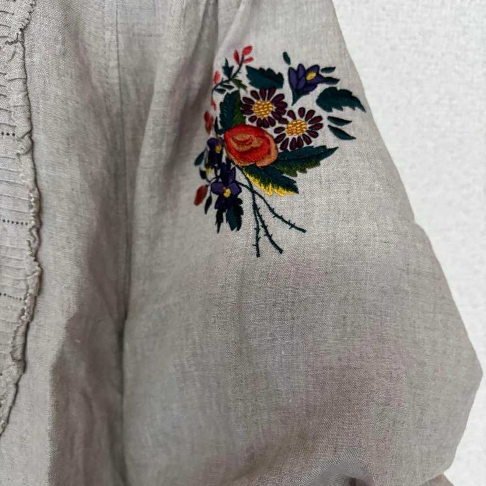 Haupia ◆ Haupia ◆ Linen One-Piece ◆ Floral Embroi… - image 3